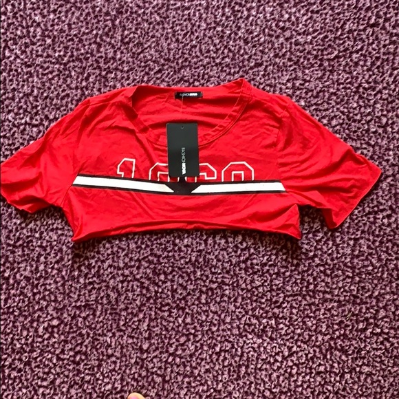 Fashion Nova Tops - Red crop top